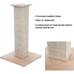 Pet Adobe 10.8-in Sisal & Burlap Cat Scratching Post 9 Pet Adobe 10.8-in Sisal & Burlap Cat Scratching Post -Pet Cat Supplies Store 345063 PT2. AC SS1800 V1637282254