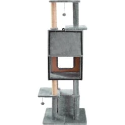 Two By Two The Honeycrisp Cat Tree, Large, Grey -Pet Cat Supplies Store 346921 PT5. AC SS1800 V1638317516
