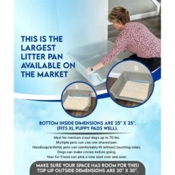 Shirley K's Senior Cat Litter Box, X-Large -Pet Cat Supplies Store 347408 PT4. AC SS1800 V1679682947