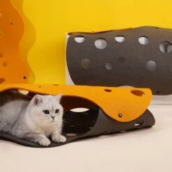 ZEZE "The Cheese" Adjustable Tunnel Cat Toy 13 ZEZE "The Cheese" Adjustable Tunnel Cat Toy -Pet Cat Supplies Store 347443 PT6. AC SS1800 V1657657091