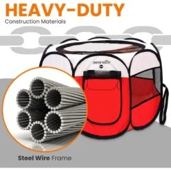 SereneLife Portable Foldable Dog & Cat Tent -Pet Cat Supplies Store 352805 PT2. AC SS1800 V1638400978