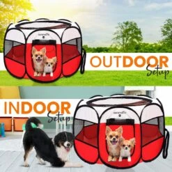 SereneLife Portable Foldable Dog & Cat Tent -Pet Cat Supplies Store 352805 PT4. AC SS1800 V1638402125