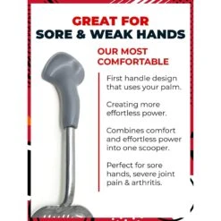 IPrimio Polished Aluminum, Cat Scooper, X-Large -Pet Cat Supplies Store 352826 PT2. AC SS1800 V1642529806