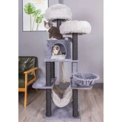 Catry Interactive 7-Level Cat Tree With Condo, Scratching Posts, & Toys -Pet Cat Supplies Store 354554 PT2. AC SS1800 V1640316725