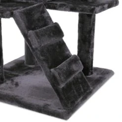 Coziwow By Jaxpety 60-in Tower House Cat Trees, Black -Pet Cat Supplies Store 355080 PT5. AC SS1800 V1642804965
