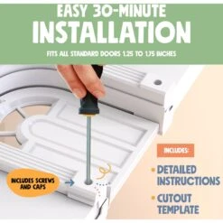 Purrfect Portal Meow Manor Interior Cat Door -Pet Cat Supplies Store 355126 PT3. AC SS1800 V1642468611