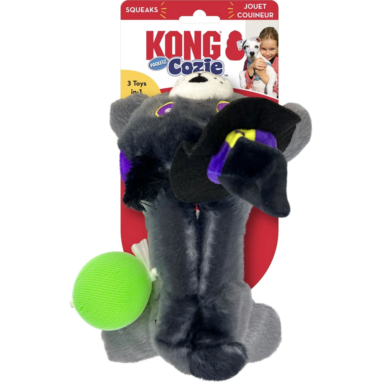 KONG Halloween Cozie Pocketz Cat Toy 3 KONG Halloween Cozie Pocketz Cat Toy - Image 3
