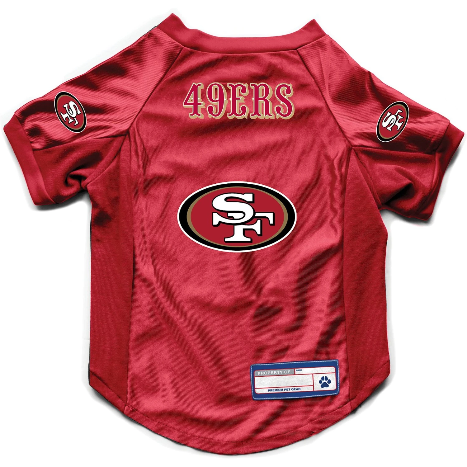 Littlearth NFL Stretch Dog & Cat Jersey, San Francisco 49ers 1 Littlearth NFL Stretch Dog & Cat Jersey, San Francisco 49ers