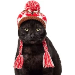 Frisco Reindeer Fair Isle Dog & Cat Pom Hat 8 Frisco Reindeer Fair Isle Dog & Cat Pom Hat -Pet Cat Supplies Store 358309 PT2. AC SS1800 V1660764825