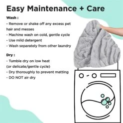 Best Friends By Sheri The Original Calming Donut Cat & Dog Bed Replacement Cover -Pet Cat Supplies Store 361025 PT3. AC SS1800 V1641947208