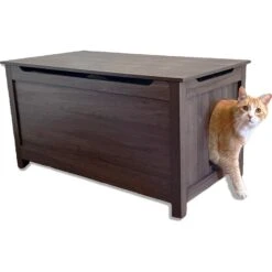 Designer Pet Products Parker Designer Wood Catbox Furniture Litter Box Enclosure, 36-in -Pet Cat Supplies Store 362058 PT1. AC SS1800 V1643210195