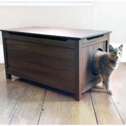 Designer Pet Products Parker Designer Wood Catbox Furniture Litter Box Enclosure, 36-in -Pet Cat Supplies Store 362058 PT3. AC SS1800 V1643210788