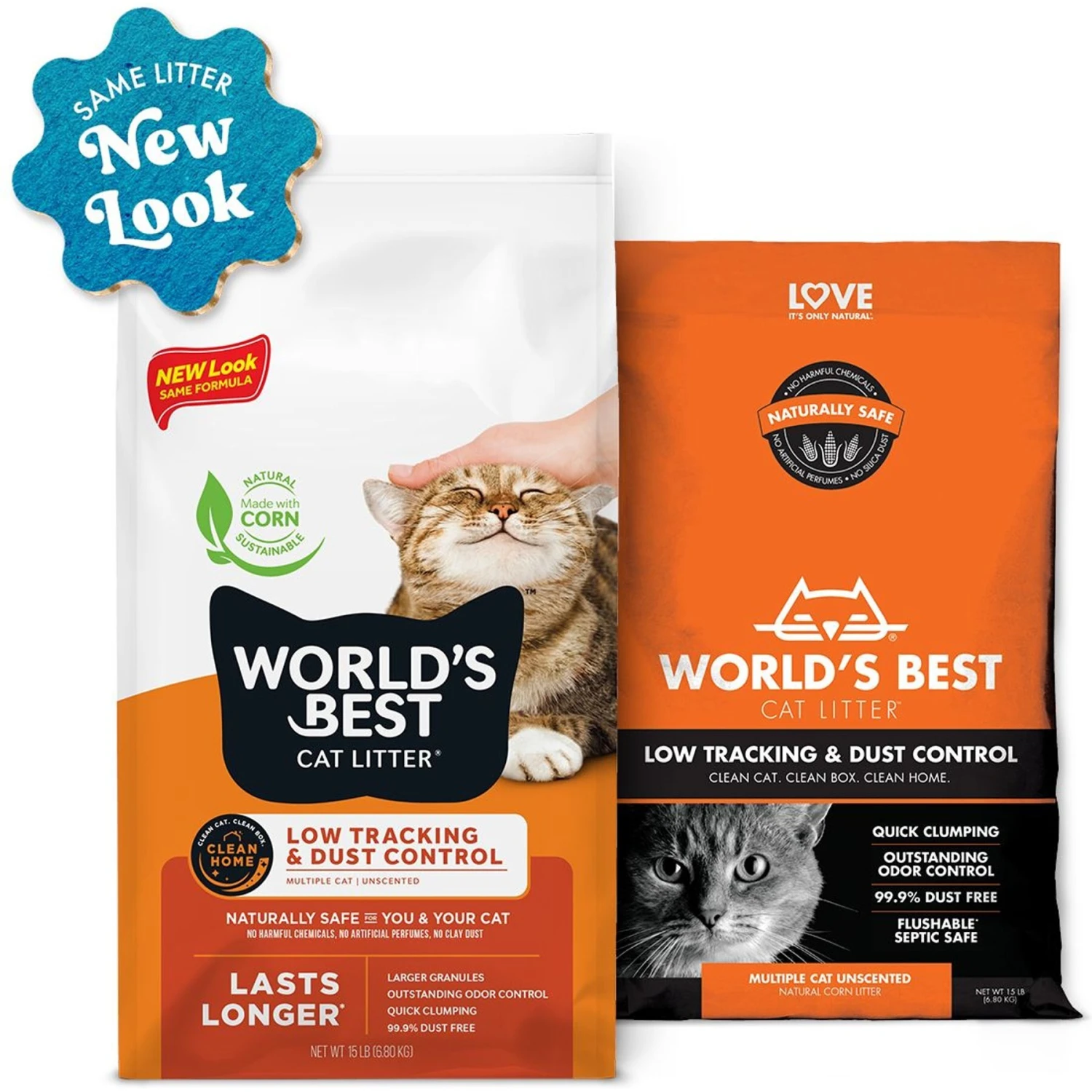 World's Best Low Tracking & Dust Control Multiple Cat Litter 2 World's Best Low Tracking & Dust Control Multiple Cat Litter - Image 2