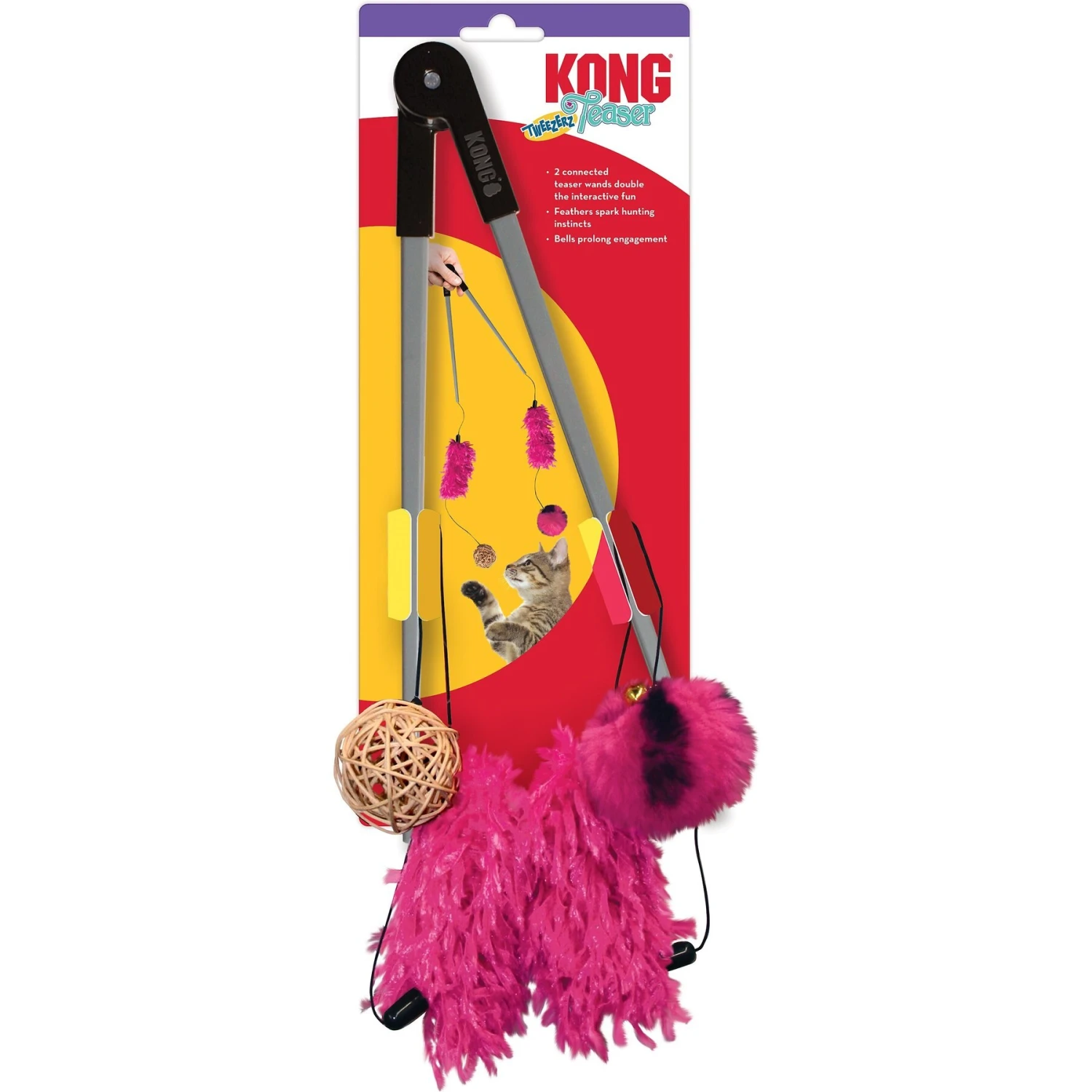 KONG Teaser Tweezerz Assorted Cat Toy 4 KONG Teaser Tweezerz Assorted Cat Toy - Image 4
