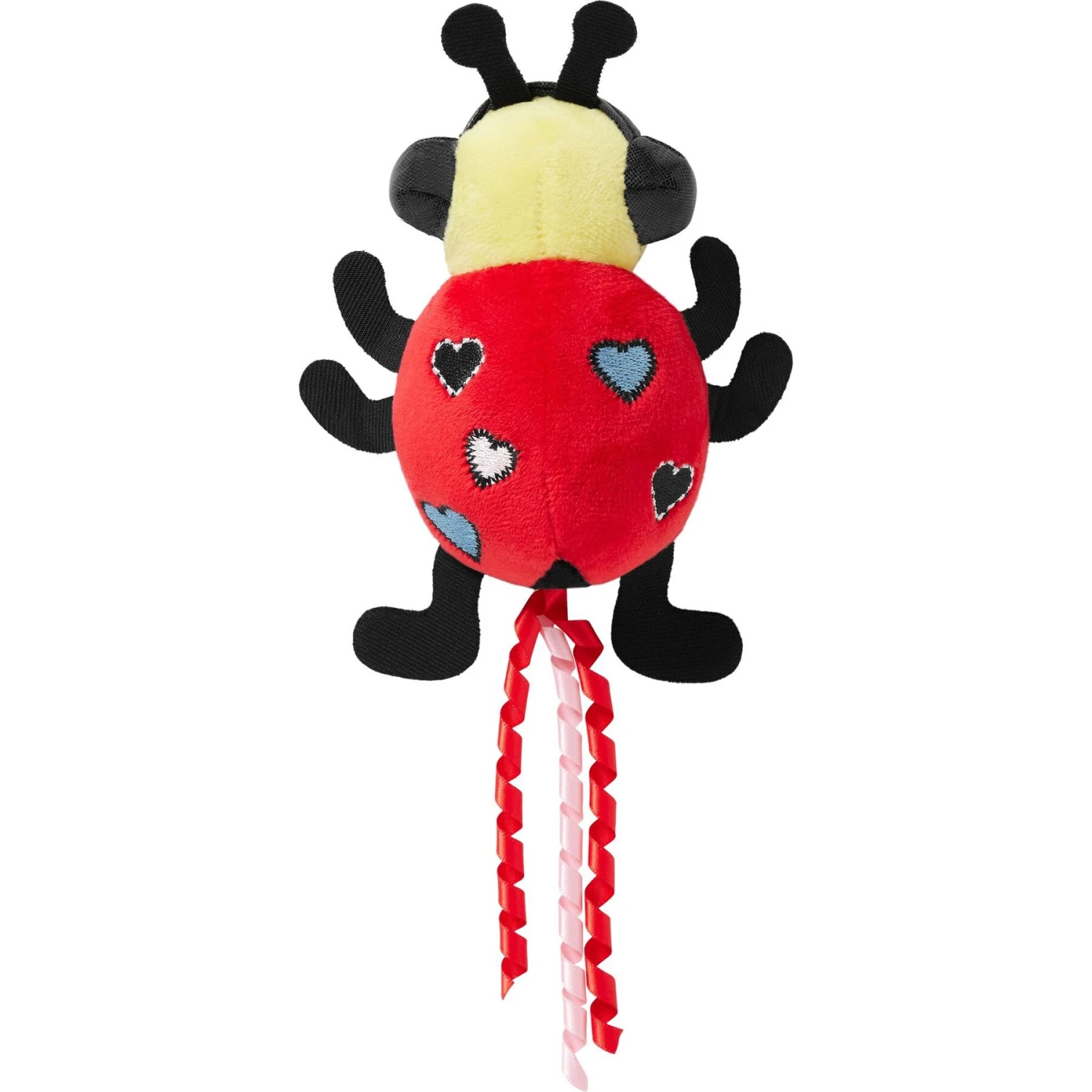 Frisco Valentine Jammin' Ladybug Plush Cat Toy With Catnip 3 Frisco Valentine Jammin' Ladybug Plush Cat Toy With Catnip - Image 3