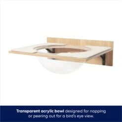 Frisco Acrylic Bowl Wall Mounted Cat Wall Shelf -Pet Cat Supplies Store 373439 PT4. AC SS1800 V1675457669