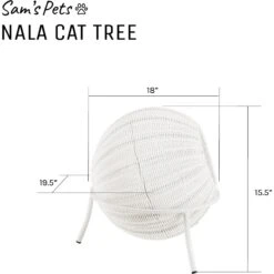 Sam's Pets Nala Wicker Cat Condo -Pet Cat Supplies Store 373513 PT8. AC SS1800 V1647641185