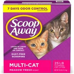 Scoop Away Multi-Cat Meadow Fresh Scented Clumping Clay Cat Litter 14 Scoop Away Multi-Cat Meadow Fresh Scented Clumping Clay Cat Litter -Pet Cat Supplies Store 49010 PT5. AC SS1800 V1694464706