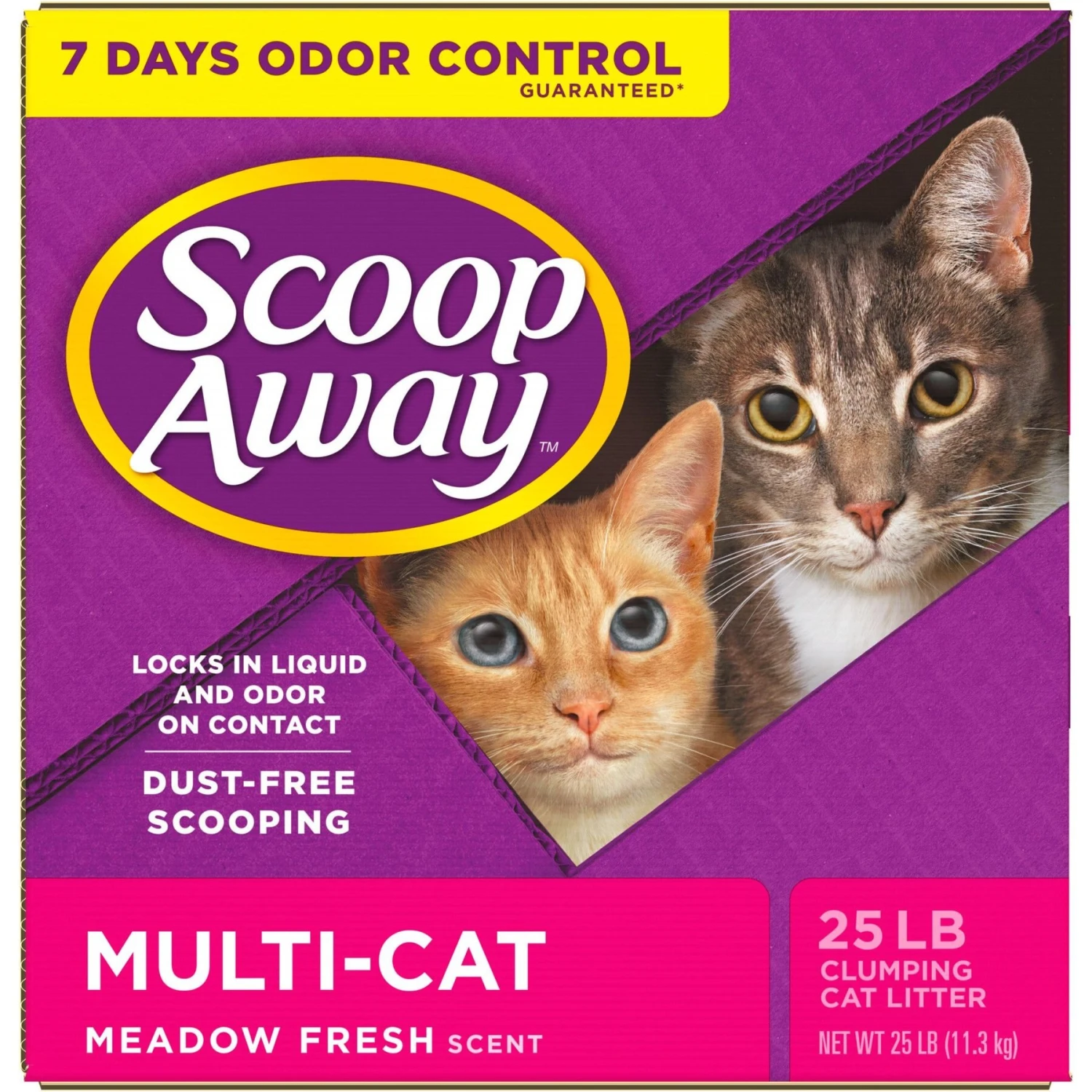 Scoop Away Multi-Cat Meadow Fresh Scented Clumping Clay Cat Litter 8 Scoop Away Multi-Cat Meadow Fresh Scented Clumping Clay Cat Litter - Image 8