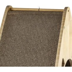 Armarkat Real Wood Triangular Cat Condo, Natural Beige, 22-in -Pet Cat Supplies Store 515614 PT8. AC SS1800 V1649345850