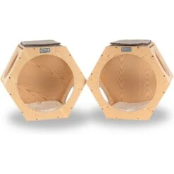 Armarkat Real Wood Cat Wall Additions, Natural Beige, 2 Count -Pet Cat Supplies Store 515630 PT6. AC SS1800 V1649354582