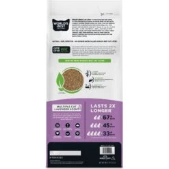 World's Best Lavender Scented Clumping Corn Cat Litter -Pet Cat Supplies Store 52448 PT2. AC SS1800 V1598654755