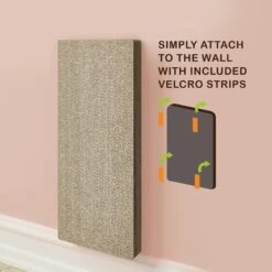 Way Basics Katwall Wall Scratching Post With Catnip -Pet Cat Supplies Store 530558 PT4. AC SS1800 V1657658570