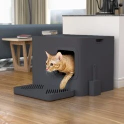 Way Basics Meowy Studio Loo Litter Box Enclosure
