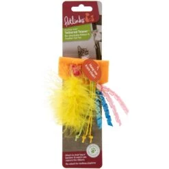 Petlinks Tethered Teaser Re-attachable Ribbon & Feather Cat Toy, Multi Color, Large 9 Petlinks Tethered Teaser Re-attachable Ribbon & Feather Cat Toy, Multi Color, Large -Pet Cat Supplies Store 531526 PT4. AC SS1800 V1652770962