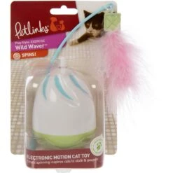 Petlinks Wild Waver Erratically Spinning Electronic Motion With Feather & Ribbon Wand Cat Toy, Multi Color, Medium 11 Petlinks Wild Waver Erratically Spinning Electronic Motion With Feather & Ribbon Wand Cat Toy, Multi Color, Medium -Pet Cat Supplies Store 531654 PT5. AC SS1800 V1652771523