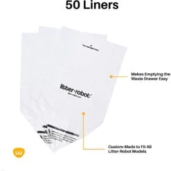 Litter-Robot Cat Litter Box Waste Drawer Liners -Pet Cat Supplies Store 535278 PT2. AC SS1800 V1651202189