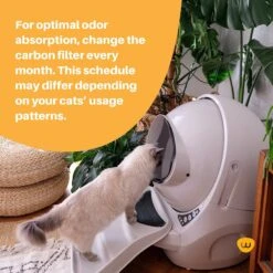 Litter-Robot 3 Cat Litter Box Carbon Filters, 6 Count -Pet Cat Supplies Store 535294 PT3. AC SS1800 V1651159029