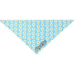 Frisco Personalized Blue Daisy Bandana -Pet Cat Supplies Store 555206 PT3. AC SS1800 V1669839917
