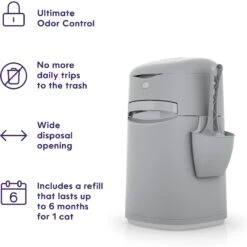 Litter Genie Easy Roll Pail Cat Litter Disposal 11 Litter Genie Easy Roll Pail Cat Litter Disposal -Pet Cat Supplies Store 573662 PT2. AC SS1800 V1667327469