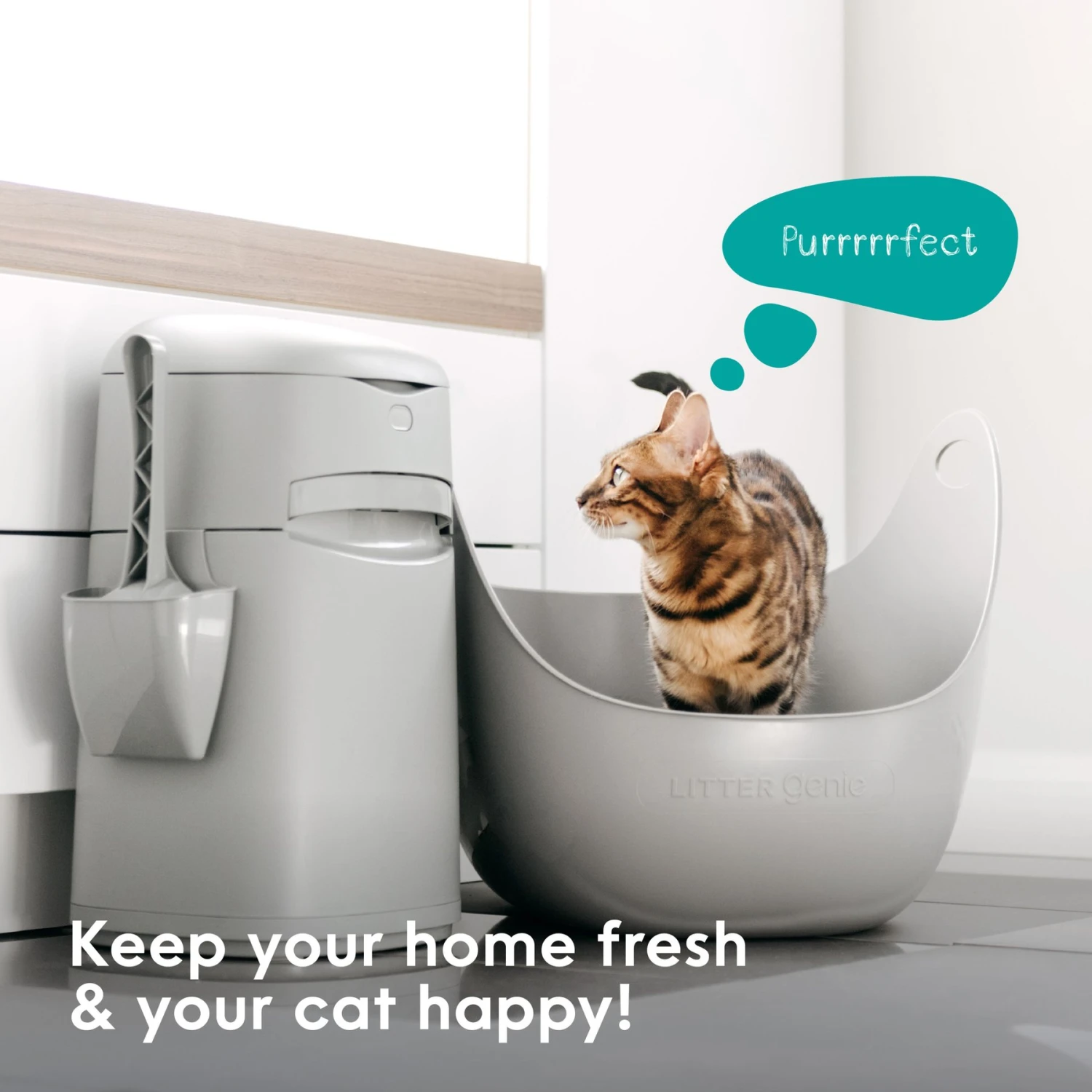 Litter Genie Easy Roll Pail Cat Litter Disposal 5 Litter Genie Easy Roll Pail Cat Litter Disposal - Image 5