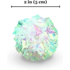 SunGrow Entertainment Clear Mylar Indoor Cat & Ferret Crinkle Balls & Chase Toy, 2-in, 12 Count 11 SunGrow Entertainment Clear Mylar Indoor Cat & Ferret Crinkle Balls & Chase Toy, 2-in, 12 Count -Pet Cat Supplies Store 575422 PT6. AC SS1800 V1676384453