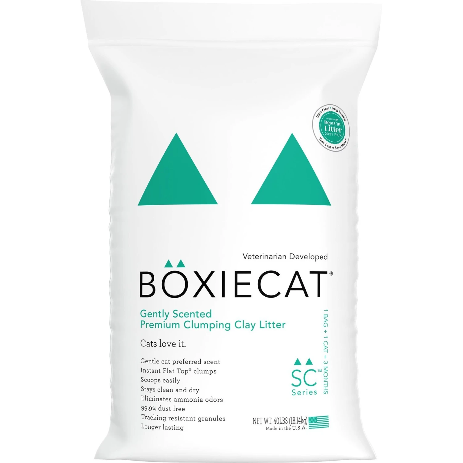 Boxiecat Gently Scented Premium Clumping Clay Cat Litter 1 Boxiecat Gently Scented Premium Clumping Clay Cat Litter