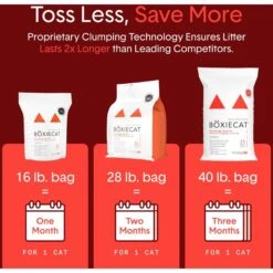 Boxiecat Extra Strength Unscented Premium Clumping Clay Cat Litter -Pet Cat Supplies Store 582110 PT5. AC SS1800 V1658521090