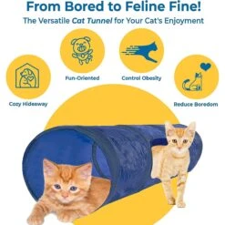 SunGrow Cat & Bunny Collapsible Play Tunnel Indoor Rabbit & Small Pet Crinkle Tube Hideout Toy 8 SunGrow Cat & Bunny Collapsible Play Tunnel Indoor Rabbit & Small Pet Crinkle Tube Hideout Toy -Pet Cat Supplies Store 604566 PT2. AC SS1800 V1682953286