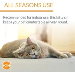 K&H Pet Products Deluxe Kitty Sill Cat Window Perch -Pet Cat Supplies Store 61646 PT4. AC SS1800 V1637627847