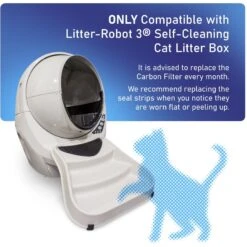 Pet Standard Replacement Carbon Filters & Seal Strip Set Compatible With Litter-Robot 3 Self-Cleaning Cat Litter Box, 10 Count -Pet Cat Supplies Store 618174 PT3. AC SS1800 V1659820911