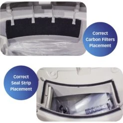 Pet Standard Replacement Carbon Filters & Seal Strip Set Compatible With Litter-Robot 3 Self-Cleaning Cat Litter Box, 10 Count -Pet Cat Supplies Store 618174 PT4. AC SS1800 V1659821333