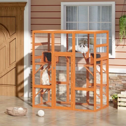 Coziwow Outdoor Cat Cage Playpen, Large 1 Coziwow Outdoor Cat Cage Playpen, Large -Pet Cat Supplies Store 621934 MAIN. AC SS1800 V1669919789