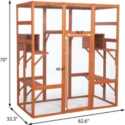 Coziwow Outdoor Cat Cage Playpen, Large -Pet Cat Supplies Store 621934 PT5. AC SS1800 V1669919780