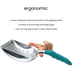 DurAnimals DuraScoop Original Cat Litter Scoop, Color Varies -Pet Cat Supplies Store 62345 PT4. AC SS1800 V1543851419