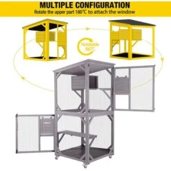 Aivituvin Catio Outdoor Cat House -Pet Cat Supplies Store 631982 PT3. AC SS1800 V1662159633