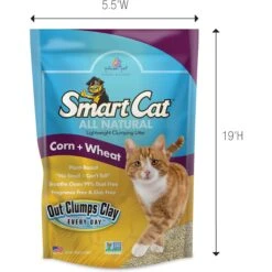 SmartCat All Natural Lightweight Corn & Wheat Clumping Cat Litter -Pet Cat Supplies Store 635446 PT2. AC SS1800 V1666839326