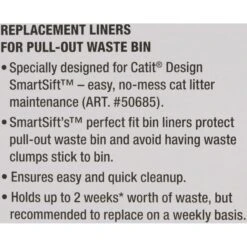 Catit Design SmartSift Biodegradable Replacement Liners -Pet Cat Supplies Store 64848 PT2. AC SS1800 V1488917286