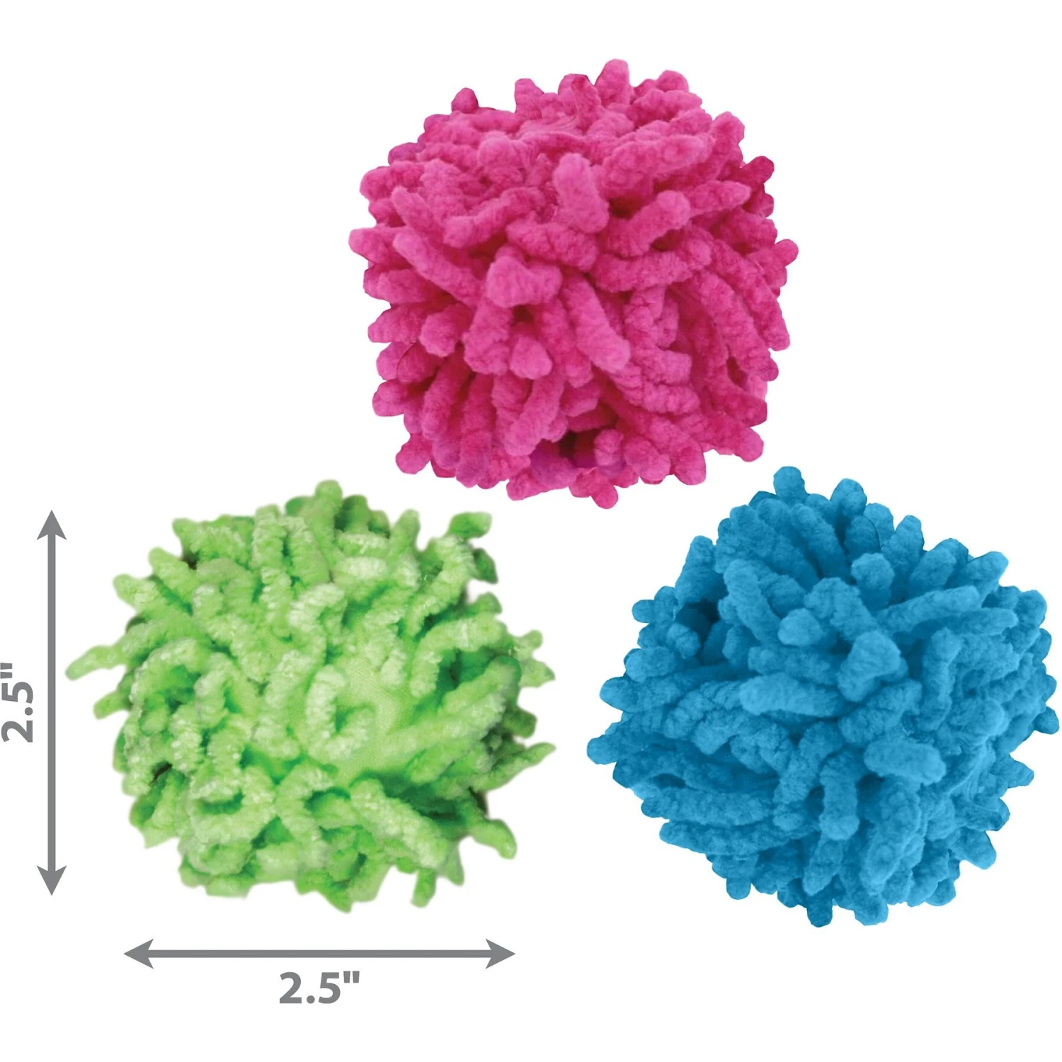 KONG Moppy Ball Cat Toy, Color Varies 3 KONG Moppy Ball Cat Toy, Color Varies - Image 3