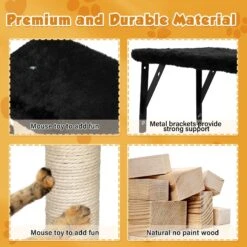 Coziwow Wall Mounted Shelves Set Cat Tree -Pet Cat Supplies Store 665862 PT8. AC SS1800 V1668457831